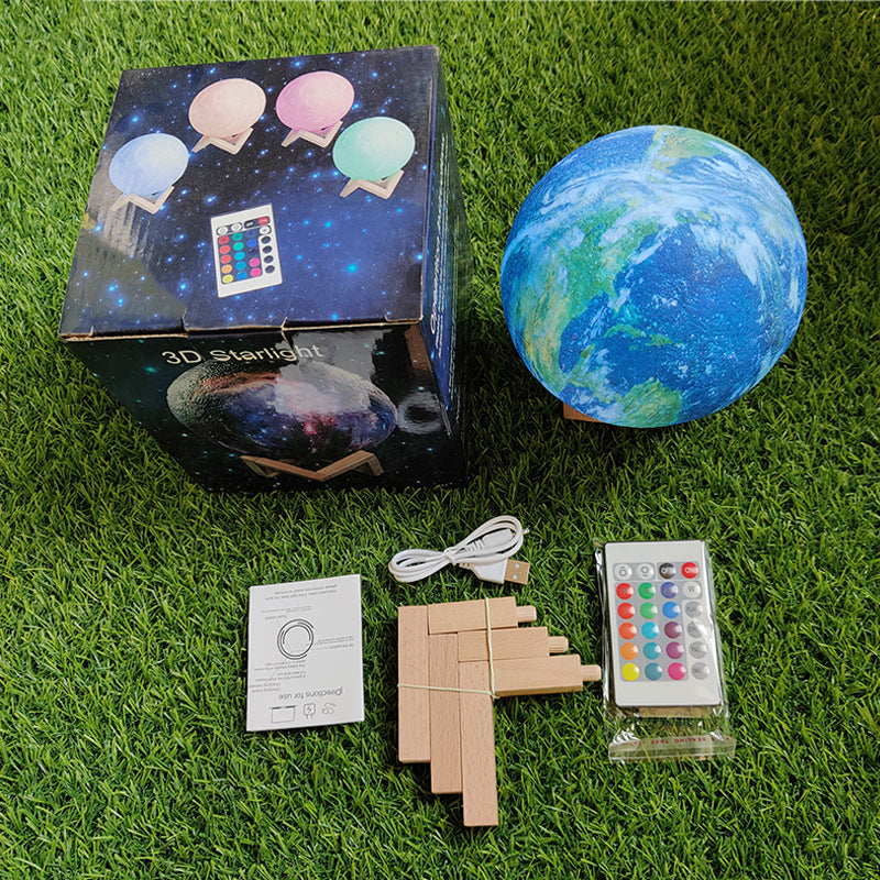 Lámpara 3D Planeta Tierra