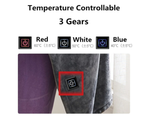 Manta eléctrica USB Nube